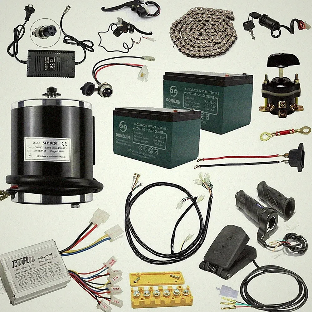 500W 24V Brush Motor Controller Kit Electric Bicycle Drift Trike Go Kart Buggy