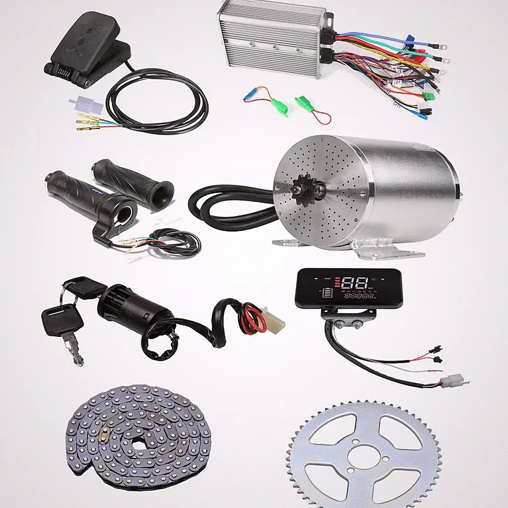 72V 3000W Brushless Electric Motor Kit Controller Mini Pit Dirt Bike Drift Trike