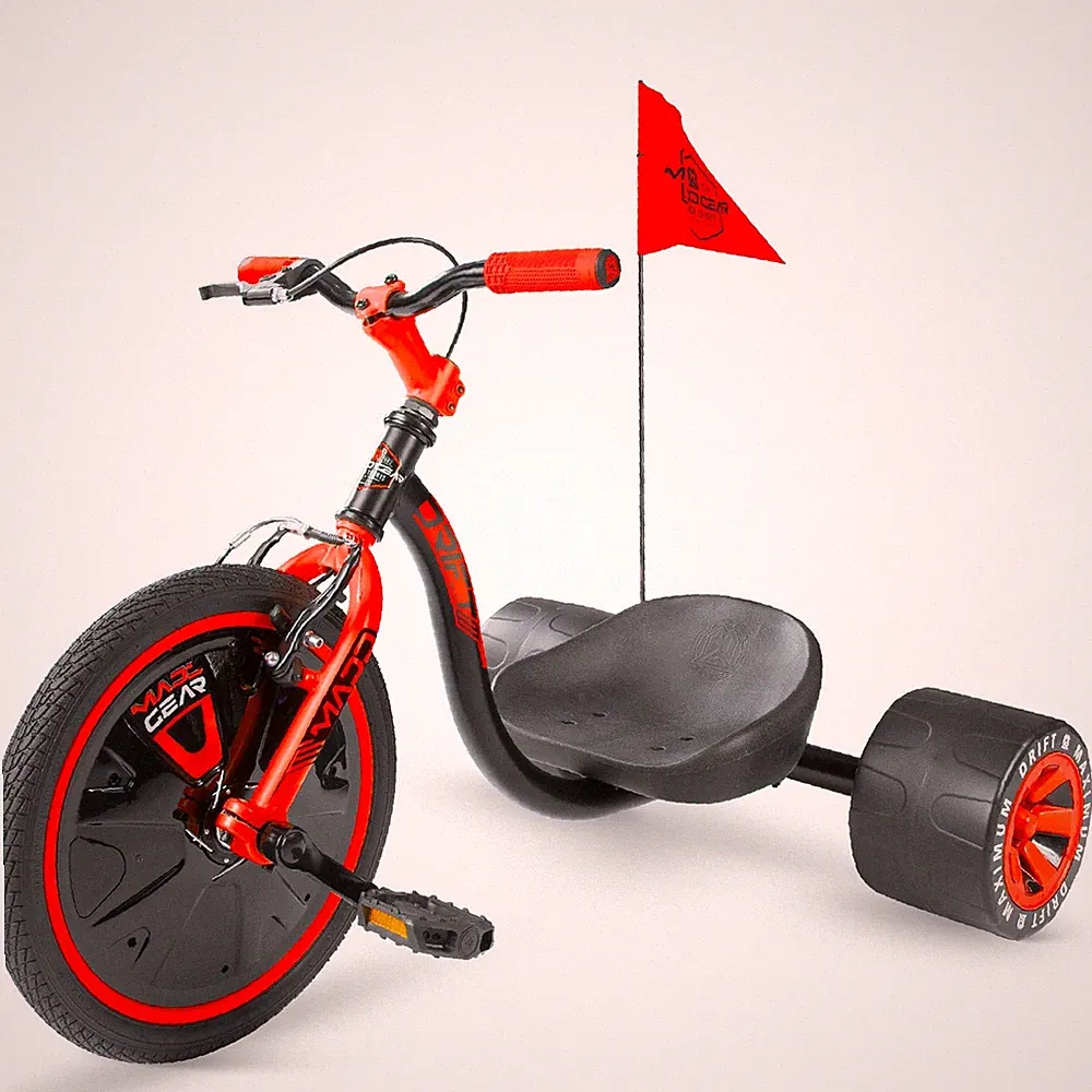 Drift Trike 16 Front Wheel Adjustable Seat Steel Frame Kids Madd Gear Ages Rear